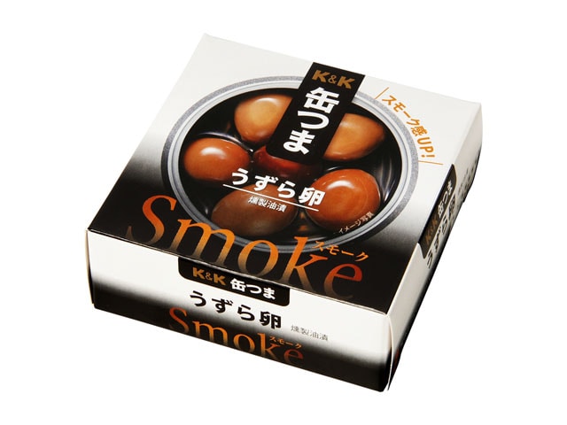 K＆K缶つまSmokeうずら卵25g※軽（ご注文単位6個）【直送品】