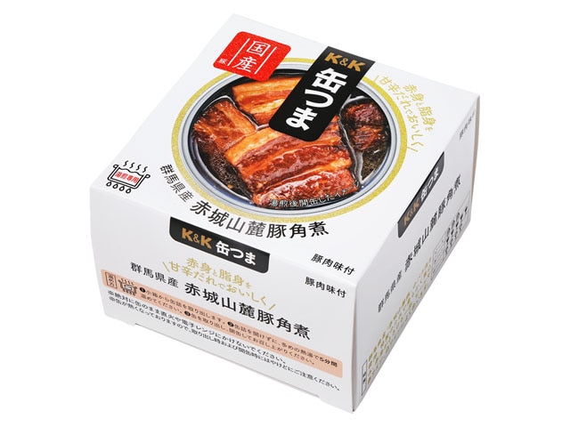 K＆K缶つま群馬県産赤城山麓豚角煮150g※軽（ご注文単位6個）【直送品】