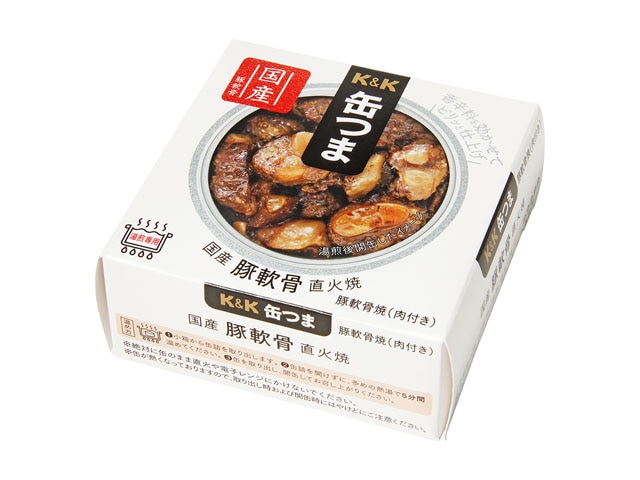 K＆K缶つま国産豚軟骨直火焼40g※軽（ご注文単位12個）【直送品】