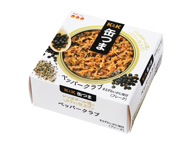 K＆K缶つまペッパークラブ70g※軽（ご注文単位12個）【直送品】