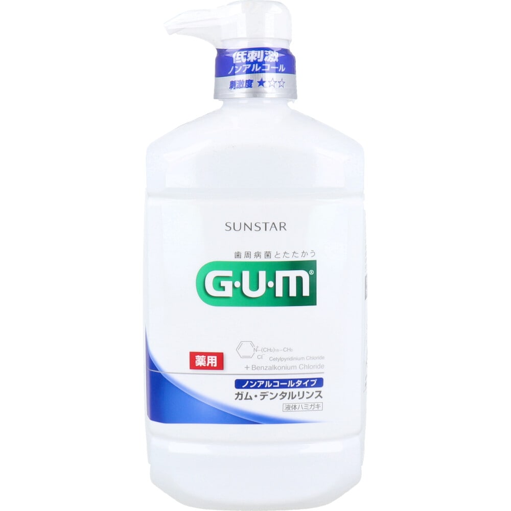 サンスター　GUM ガム・デンタルリンス 薬用 ノンアルコールタイプ 960mL　1個（ご注文単位1個）【直送品】