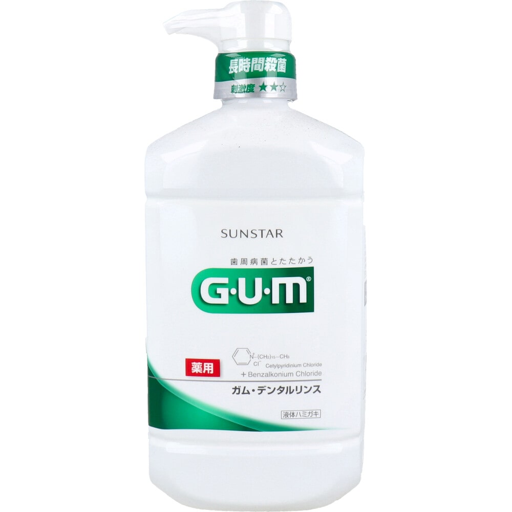 サンスター　GUM ガム・デンタルリンス 薬用 レギュラータイプ 960mL　1個（ご注文単位1個）【直送品】