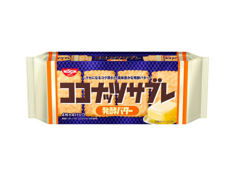 日清シスコココナッツサブレ発酵バター16枚※軽（ご注文単位12個）【直送品】