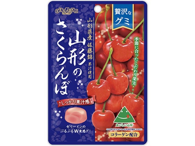 扇雀飴本舗贅沢なグミ山形のさくらんぼ34g※軽（ご注文単位6個）【直送品】