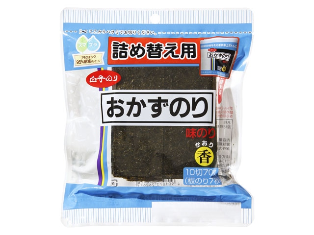 白子のり詰替味おかず香卓上10切70枚※軽（ご注文単位10個）【直送品】