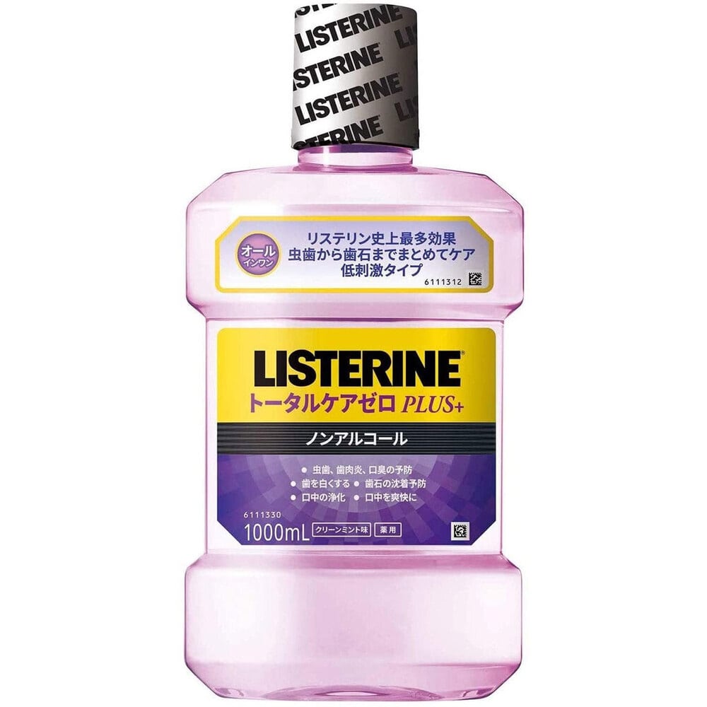 JNTLコンシューマーヘルス　薬用リステリン トータルケアゼロプラス ノンアルコール クリーンミント味 1000mL　1個（ご注文単位1個）【直送品】