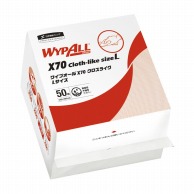 ワイプオール　X70L　クロスライク　6折 50枚×12パック 60375 1個（ご注文単位1個）【直送品】