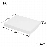 HEIKO 箱 デラックス白無地箱(エスプリ) H-6 タオル6本 10枚