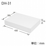 HEIKO 箱 デラックス白無地箱(エスプリ) DH-31N タオルケット用 10枚