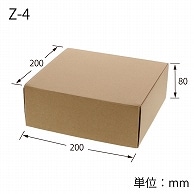 HEIKO 箱 ナチュラルボックス Z-4 10枚