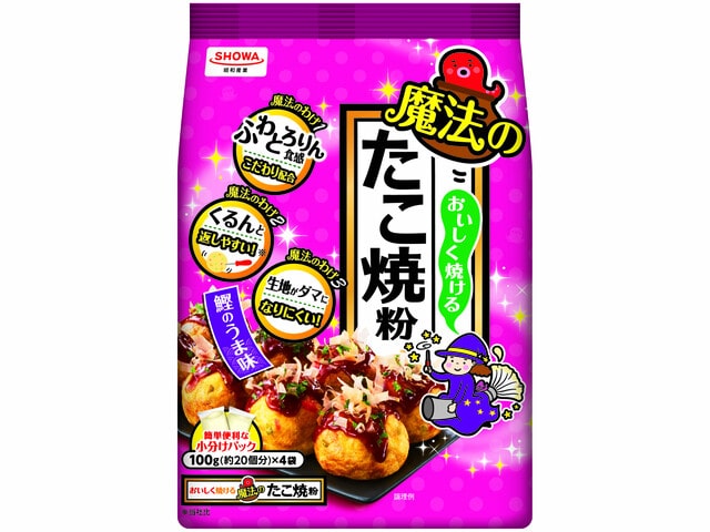 昭和産業おいしく焼ける魔法のたこ焼粉400g※軽（ご注文単位6個）【直送品】