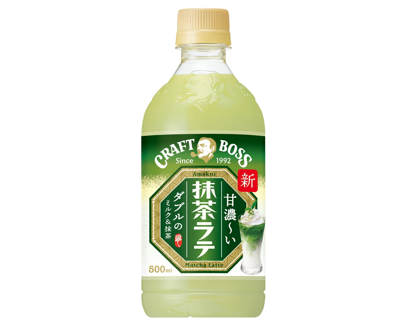 サントリークラフトボス抹茶ラテペット500ml※軽（ご注文単位24個）【直送品】