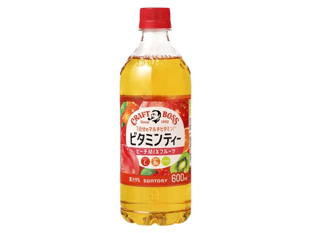 サントリークラフトボスビタミンティーペット600ml※軽（ご注文単位24個）【直送品】