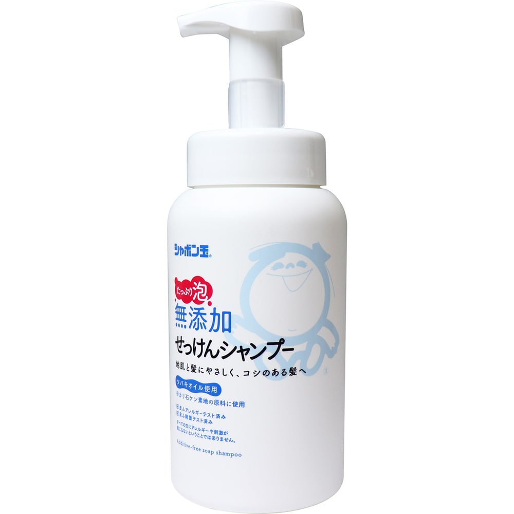 シャボン玉石けん　シャボン玉無添加せっけんシャンプー 泡タイプ 520mL　1個（ご注文単位1個）【直送品】