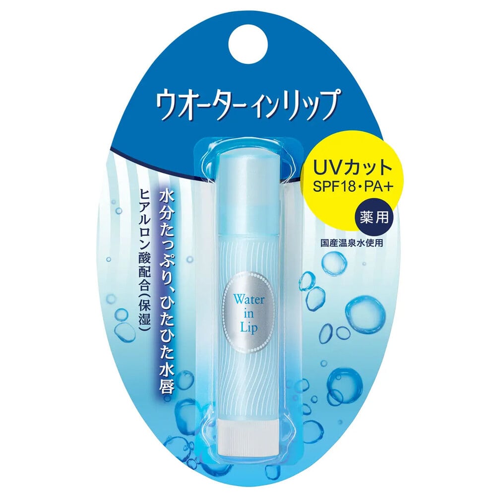 ファイントゥデイ　ウオーターインリップ 薬用スティックUV n UVカット SPF18 PA+ 3.5g　1個（ご注文単位1個）【直送品】