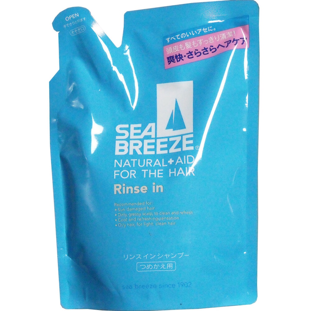 ファイントゥデイ　シーブリーズ リンスインシャンプー つめかえ用 400mL　1個（ご注文単位1個）【直送品】