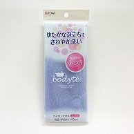 東和産業 Bodyte　ナイロンタオル ふつう ブルー 1個（ご注文単位5個）【直送品】