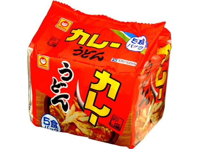 マルちゃんカレーうどん甘口5食100g※軽（ご注文単位6個）【直送品】