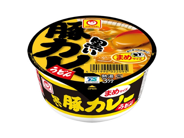 マルちゃん黒いまめ豚カレーうどん42g※軽（ご注文単位12個）【直送品】