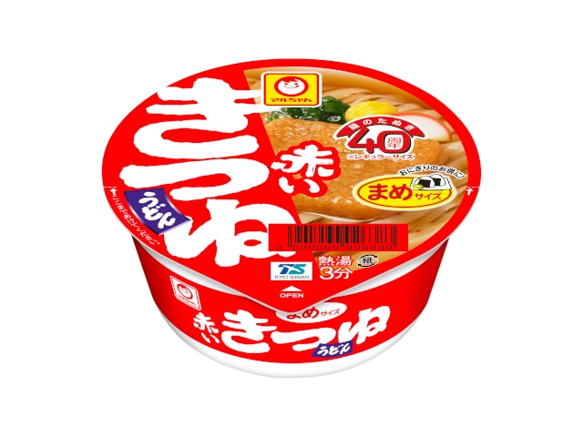 マルちゃん赤いきつね豆うどん東カップ41g※軽（ご注文単位12個）【直送品】