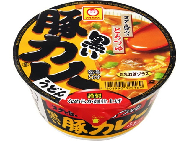 マルちゃん黒い豚カレーうどんカップ87g※軽（ご注文単位12個）【直送品】