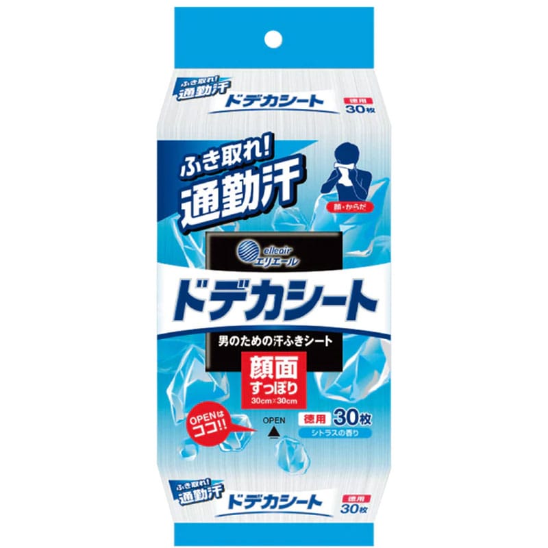 大王製紙　エリエール ドデカシート シトラスの香り 徳用 30枚　1パック（ご注文単位1パック）【直送品】