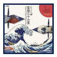 トーヨー おりづる　富嶽三十六景 15.0cm　46枚入 006202 1袋（ご注文単位5袋）【直送品】