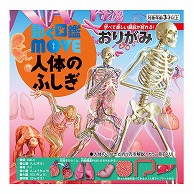 トーヨー 動く図鑑　MOVE　人体のふしぎおりがみ 15.0cm 036510 1袋（ご注文単位5袋）【直送品】