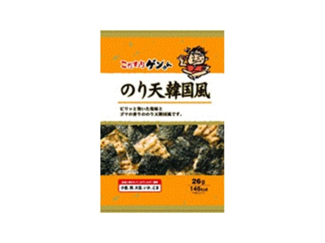 カネタツーワンこだわりゲンさんのり天韓国26g※軽（ご注文単位12個）【直送品】