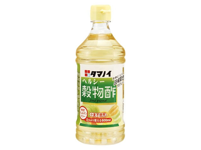 タマノイヘルシー穀物酢ペット500ml※軽（ご注文単位20個）【直送品】