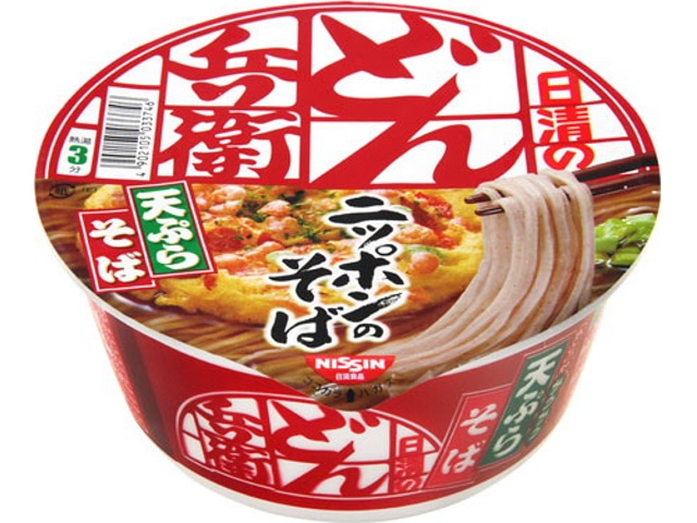 日清食品どん兵衛天ぷらそば東カップ100g※軽（ご注文単位12個）【直送品】