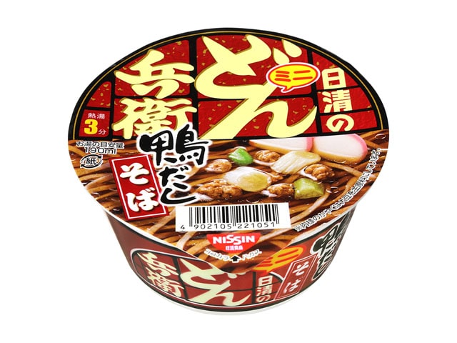 日清食品どん兵衛鴨だしそばミニカップ46g※軽（ご注文単位12個）【直送品】