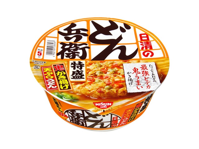 日清食品どん兵衛特盛かき揚げ天ぷらうどんカップ※軽（ご注文単位12個）【直送品】