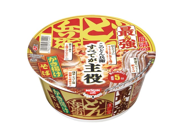 日清食品最強どん兵衛かき揚げそばカップ101g※軽（ご注文単位12個）【直送品】