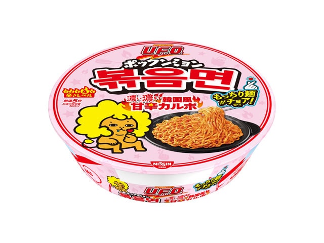 日清食品UFOポックンミョン韓国甘辛カルボ101g※軽（ご注文単位12個）【直送品】