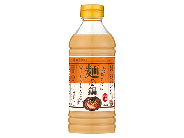 ミツカン大好きだし麺鍋クリーミーとんこつ500ml※軽（ご注文単位12個）【直送品】