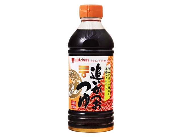 ミツカン追いがつおつゆ2倍500ml※軽（ご注文単位12個）【直送品】