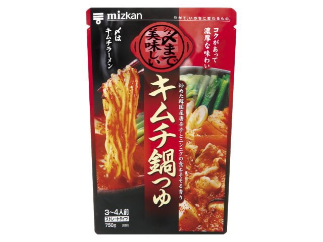 ミツカン〆まで美味しいキムチ鍋つゆST750g※軽（ご注文単位12個）【直送品】