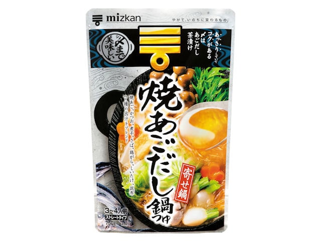 ミツカン〆まで美味しい焼あご鍋つゆ750g※軽（ご注文単位12個）【直送品】