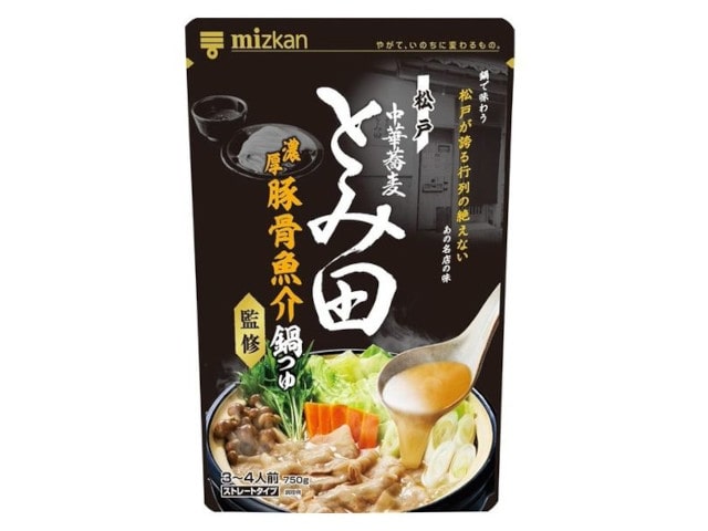 ミツカンとみ田監修濃厚豚骨魚介鍋つゆ750g※軽（ご注文単位12個）【直送品】