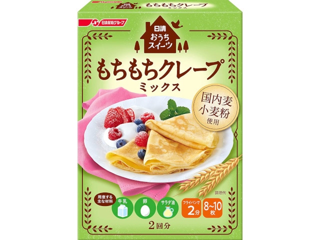 日清フーズおうちスイーツもちもちクレープミックス※軽（ご注文単位6個）【直送品】