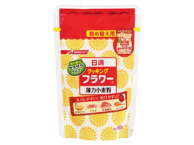 日清クッキングフラワー詰め替え用100g※軽（ご注文単位20個）【直送品】