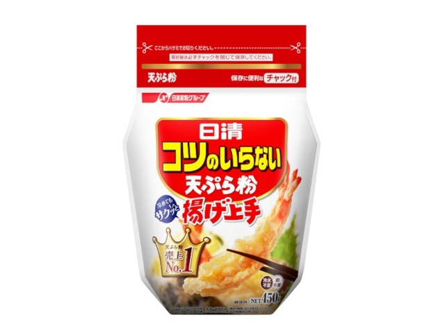 日清フーズコツのいらない天ぷら粉揚げ上手チャック付※軽（ご注文単位20個）【直送品】