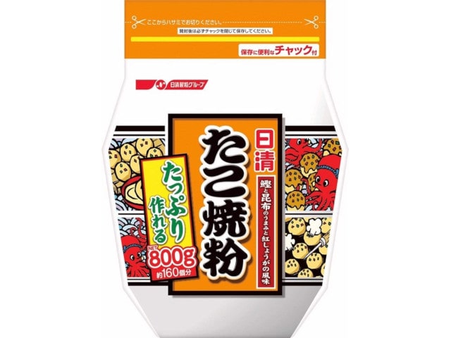 日清フーズたこ焼粉800g※軽（ご注文単位9個）【直送品】