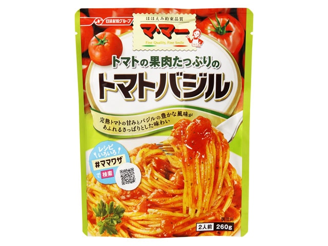 マ・マートマト果肉たっぷりのトマトバジル260g※軽（ご注文単位6個）【直送品】