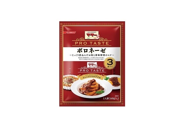 ママーPROTASTEボロネーゼ420g×3袋入 ※軽（ご注文単位12個）【直送品】