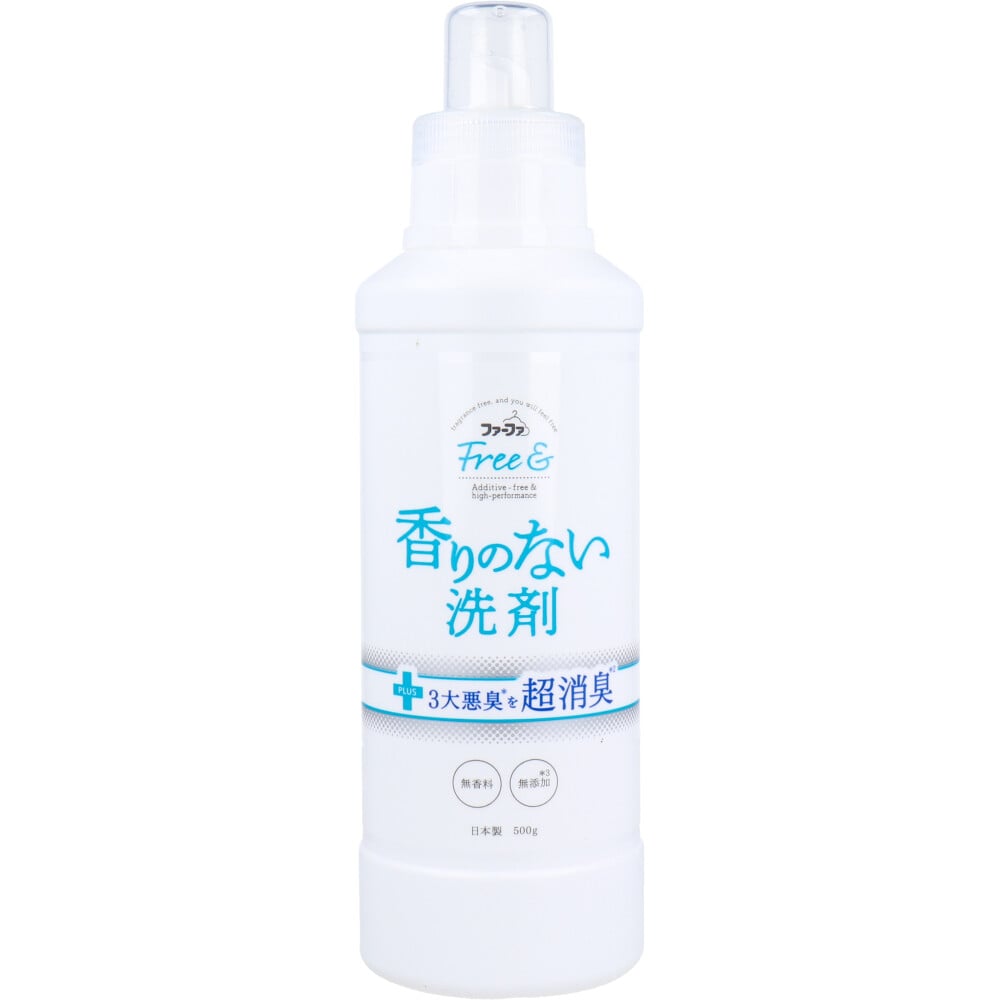 NSファーファ・ジャパン　フリー＆(フリーアンド) 香りのない洗剤 超コンパクト液体洗剤 無香料 本体 500g　1個（ご注文単位1個）【直送品】