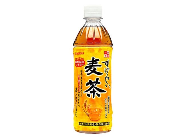 サンガリアすばらしい麦茶ペット500ml※軽（ご注文単位24個）【直送品】