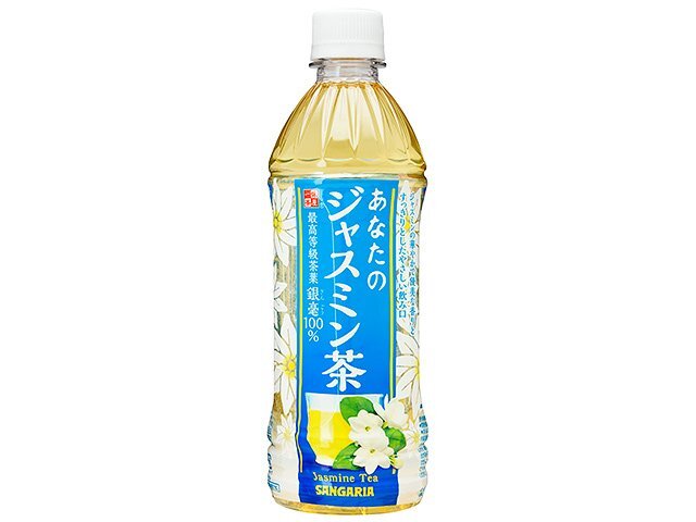 サンガリアあなたのジャスミン茶500ml※軽（ご注文単位24個）【直送品】