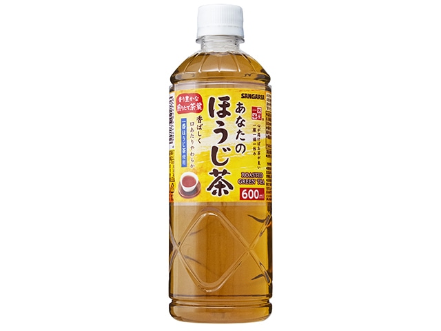 サンガリアあなたのほうじ茶ペット600ml※軽（ご注文単位24個）【直送品】